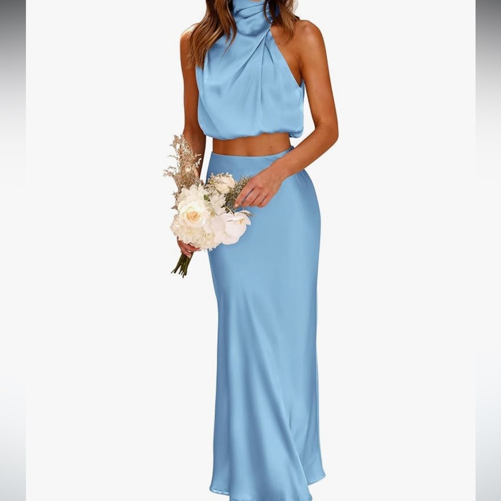 Elegant Blue Women's Skirt